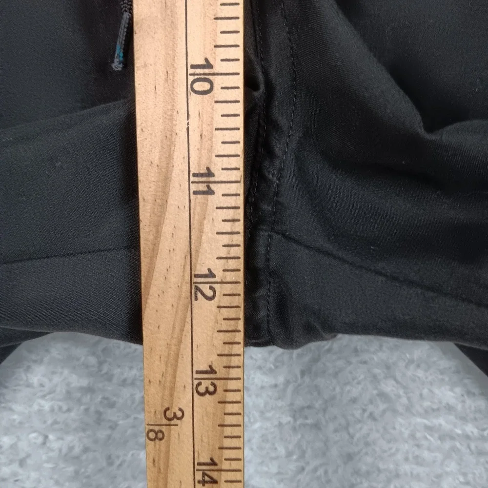 George Swim Trunks Mens L Black Turquoise Recycled Mesh Lined GM10202Y